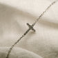 Diamond Cross Bracelet